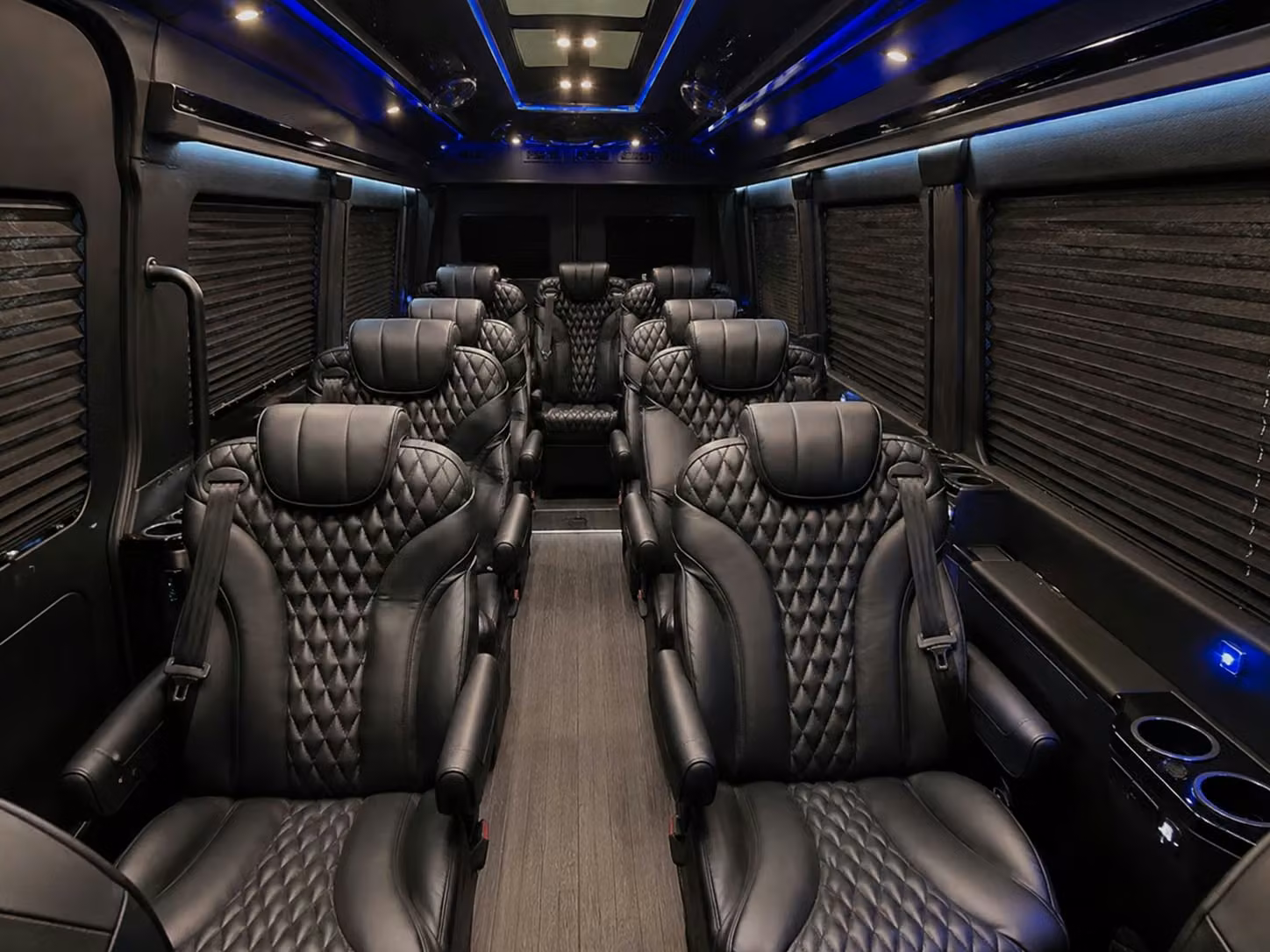 sprinter van with driver interior